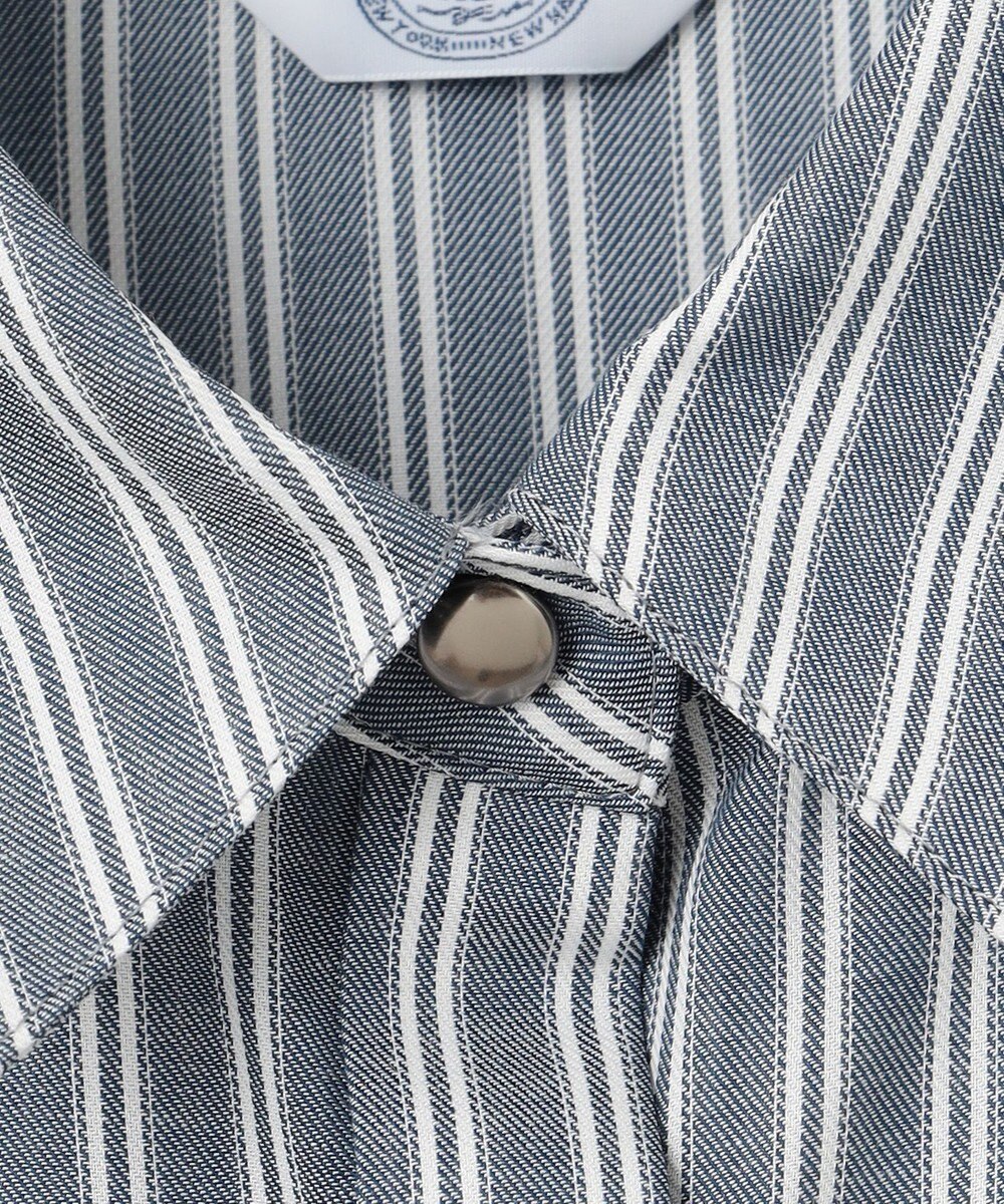 J.PRESS LADIES 【洗える】ウォッシャブルキュプラツイル ピンタック ブラウス 