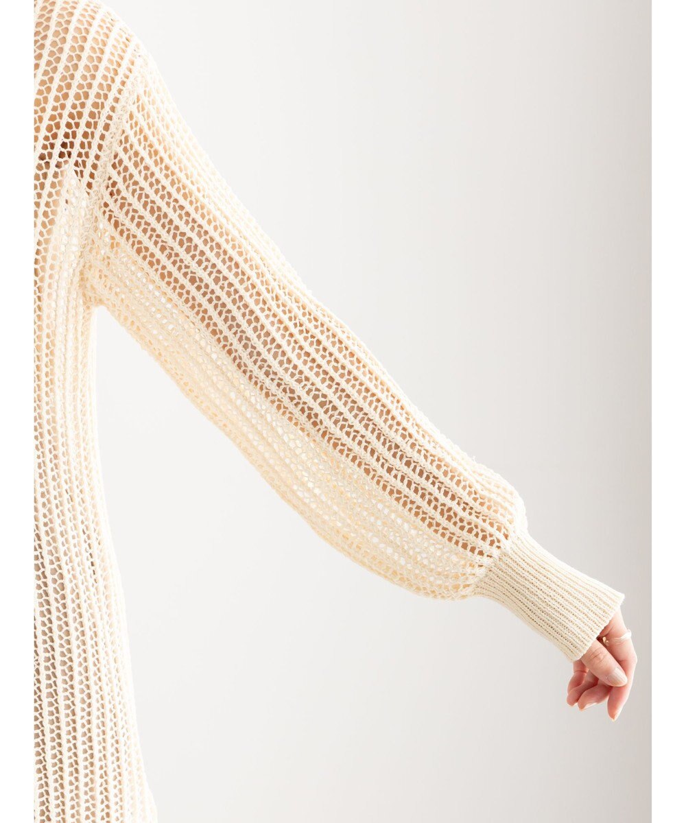 Te chichi フリンジメッシュニットワンピース《2025Autumn catalog vol.2 item》 