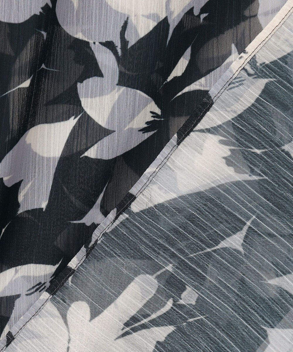 23区 【洗える】Ratti シャドーフラワー プリント ブラウス 