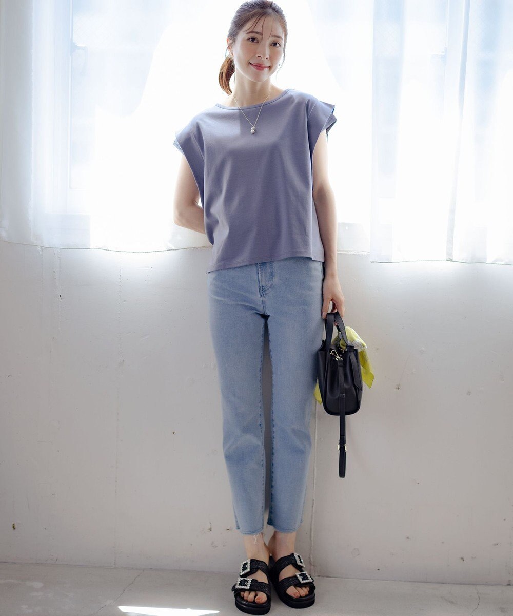 組曲 S ハシゴレースフレンチスリーブ カットソー 