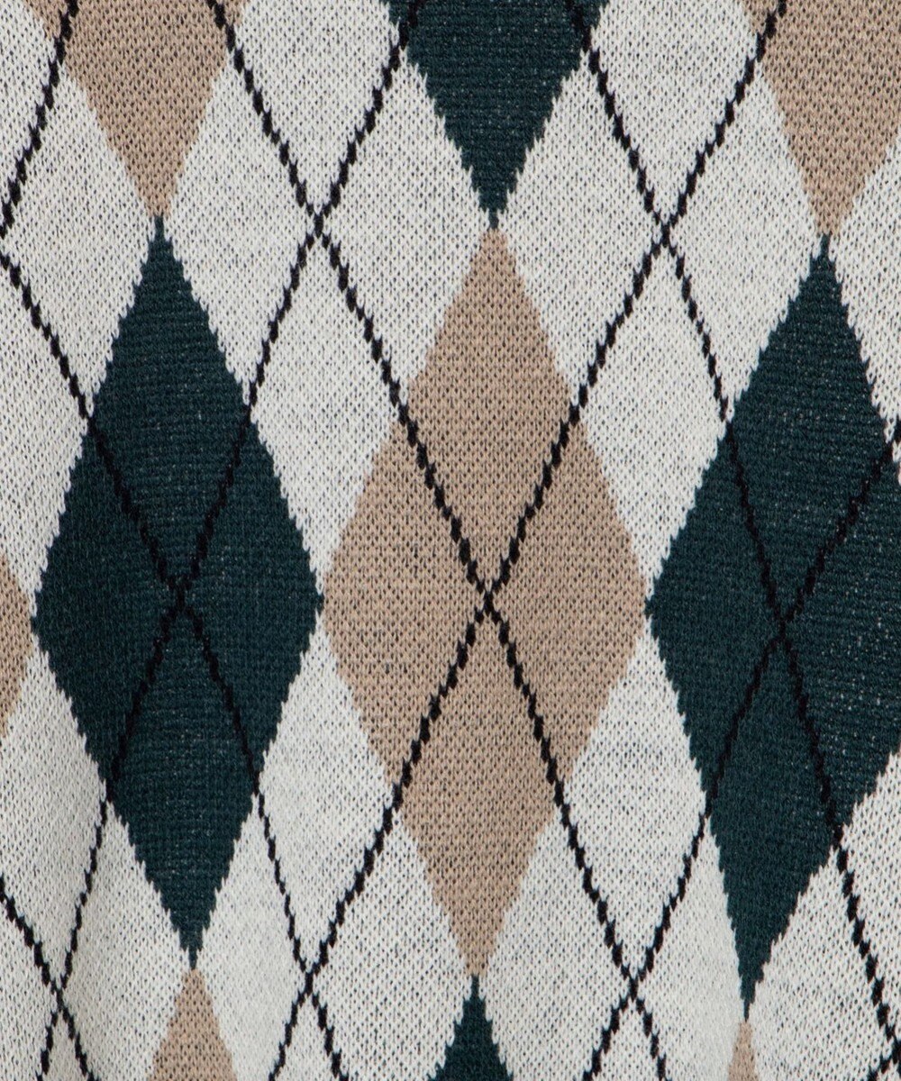 WEGO ルーズフィット総柄カーディガン 