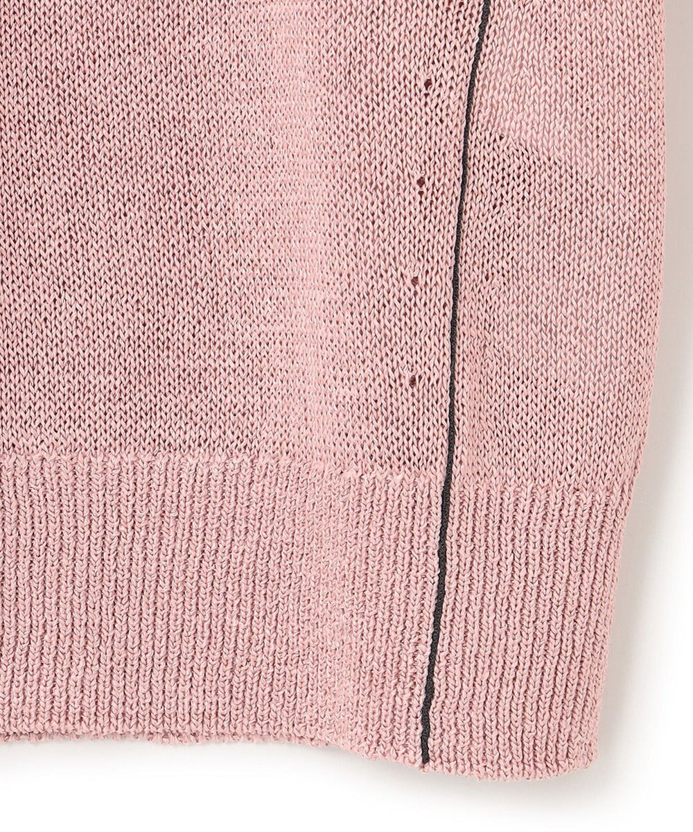 ICB 【WEB限定カラーあり・洗える】ペーパーブレンドシャインニット Vネックプルオーバー 