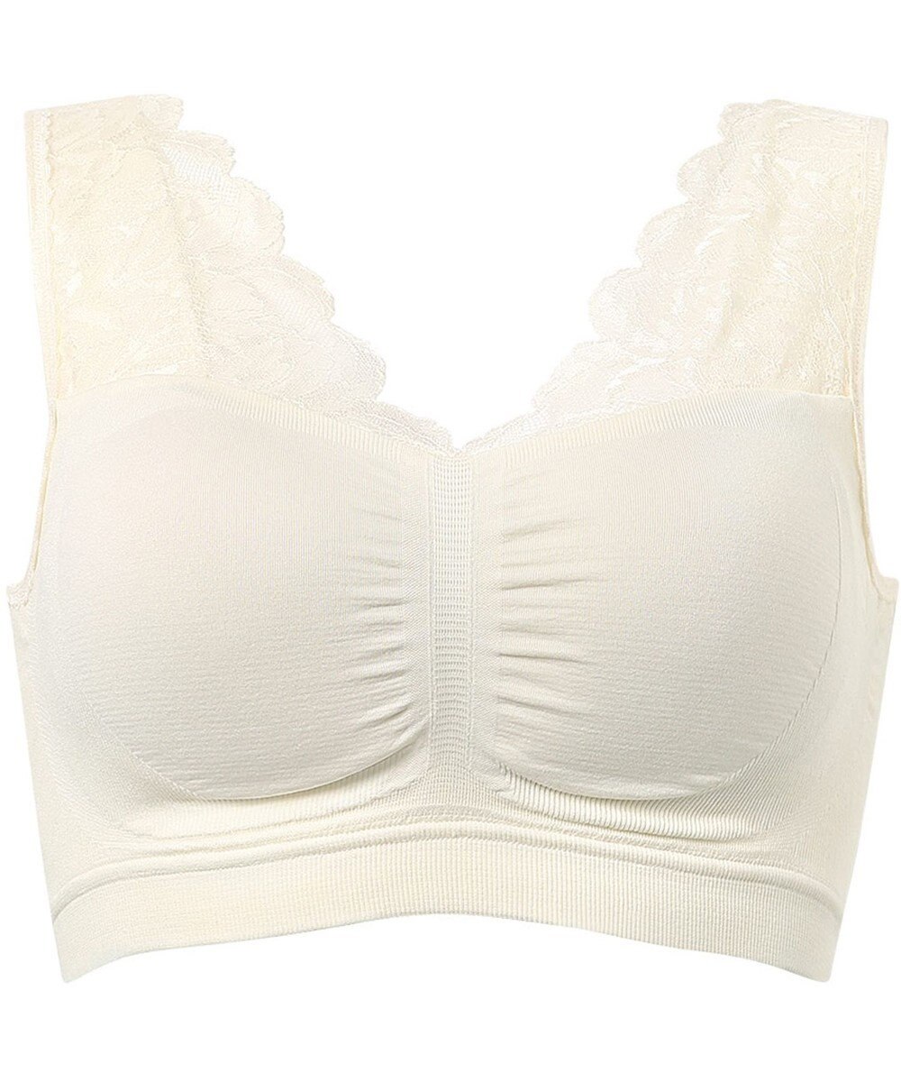 Wing ノンワイヤーブラ バストの脇流れを防ぐ 就寝中も日中のくつろぎタイムも 【ナイトアップブラ ルーム】 ブラジャー ナイトブラ KB3511 ウイング／ワコール 