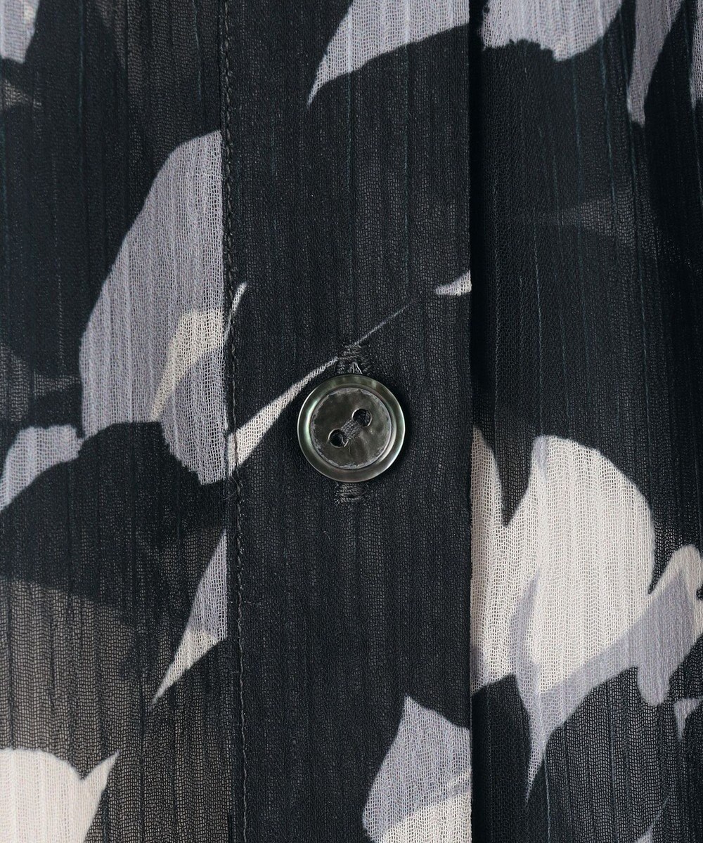 23区 【洗える】Ratti シャドーフラワー プリント ブラウス 