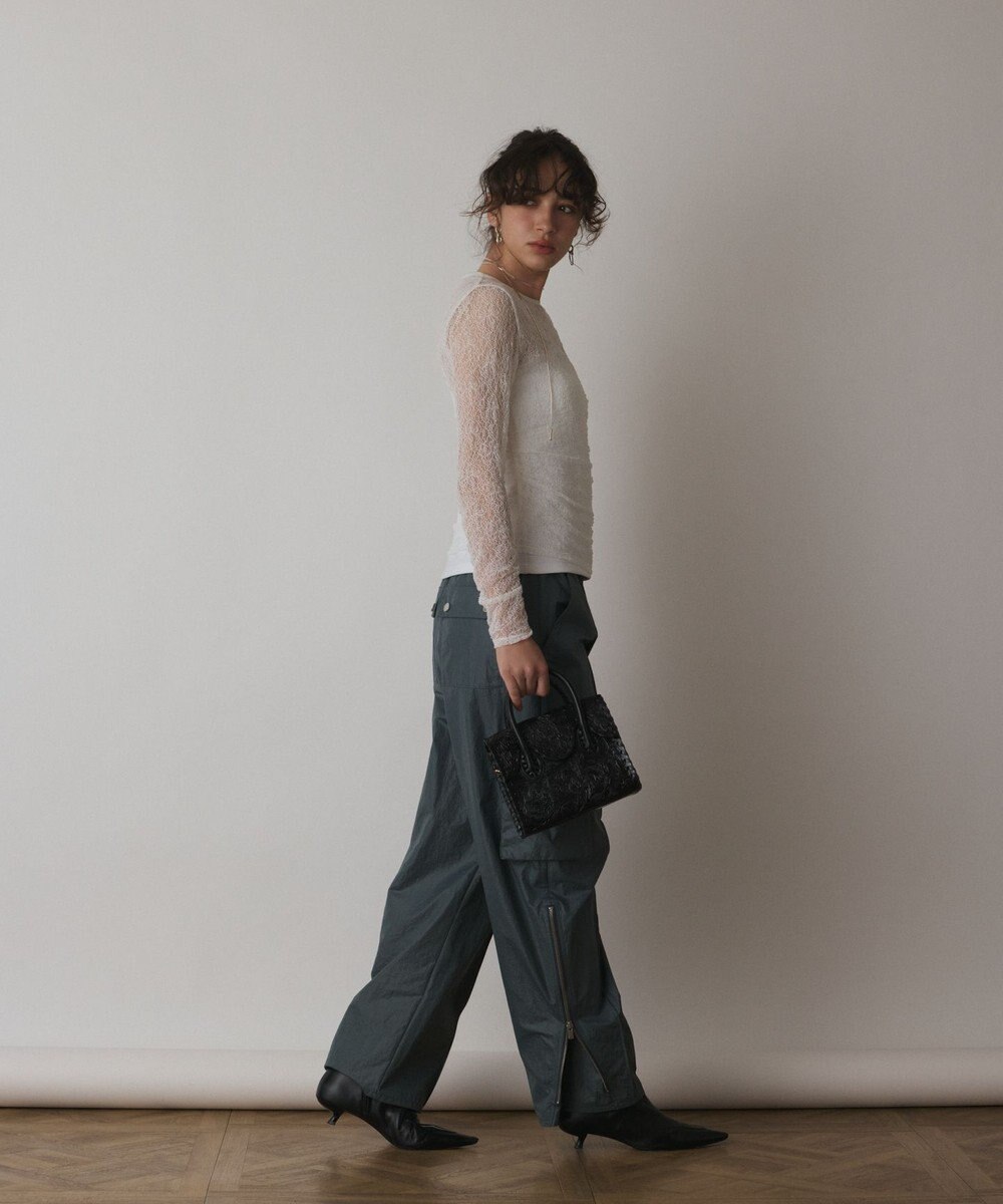 GRACE CONTINENTAL シアーレースカットトップ 