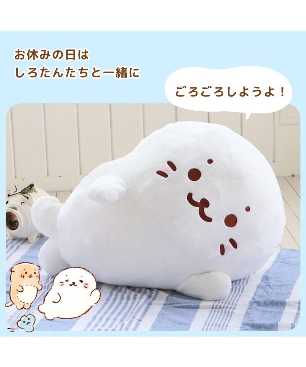 Mother garden しろたん＆らっこいぬ デカ ごろ寝 抱き枕 メガ巾着付きセット シリアルナンバー入り 