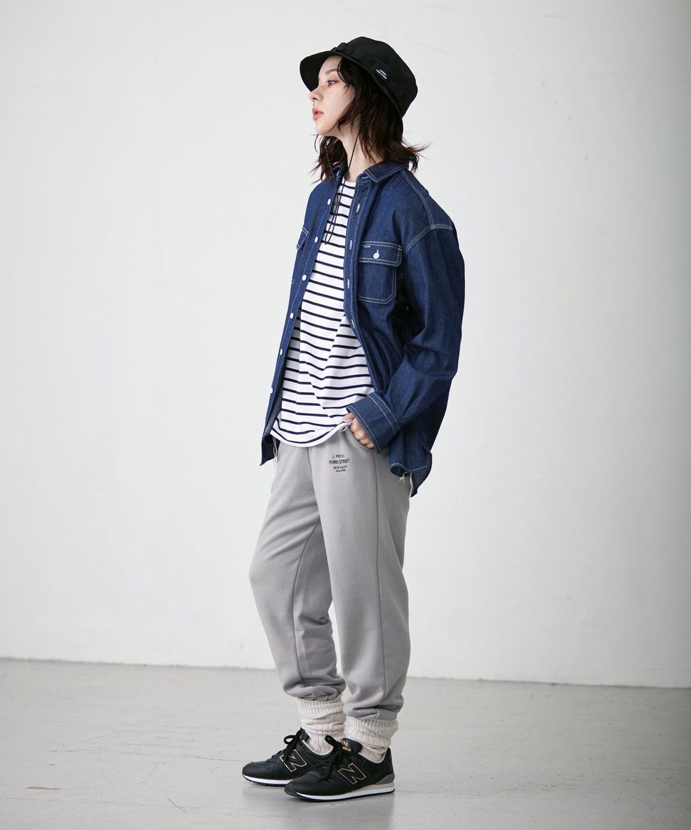 J.PRESS YORK STREET 【UNISEX】ワンポイント裏毛スウェット 