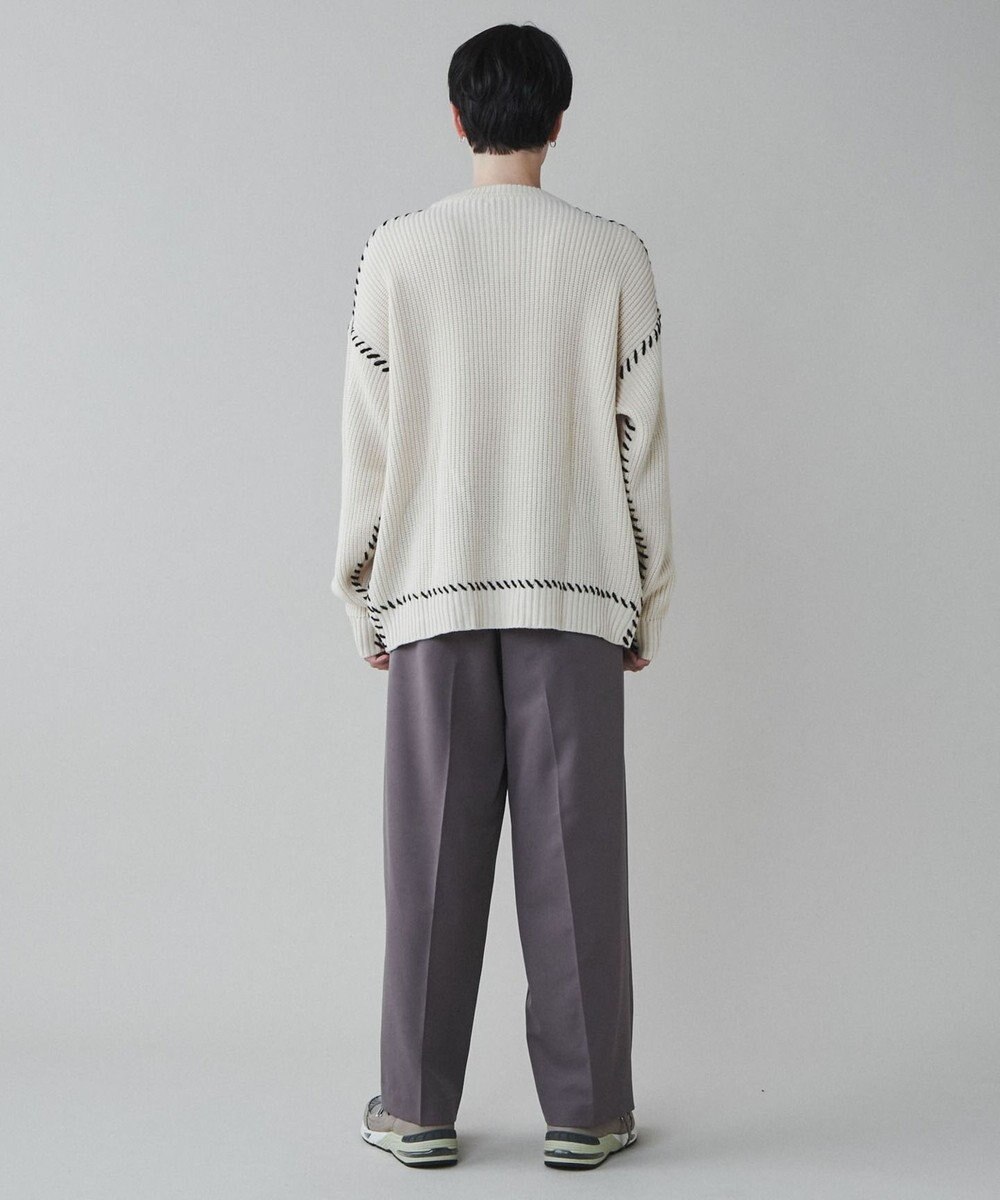 WEGO トロミ　ベルト付きワイドスラックス 