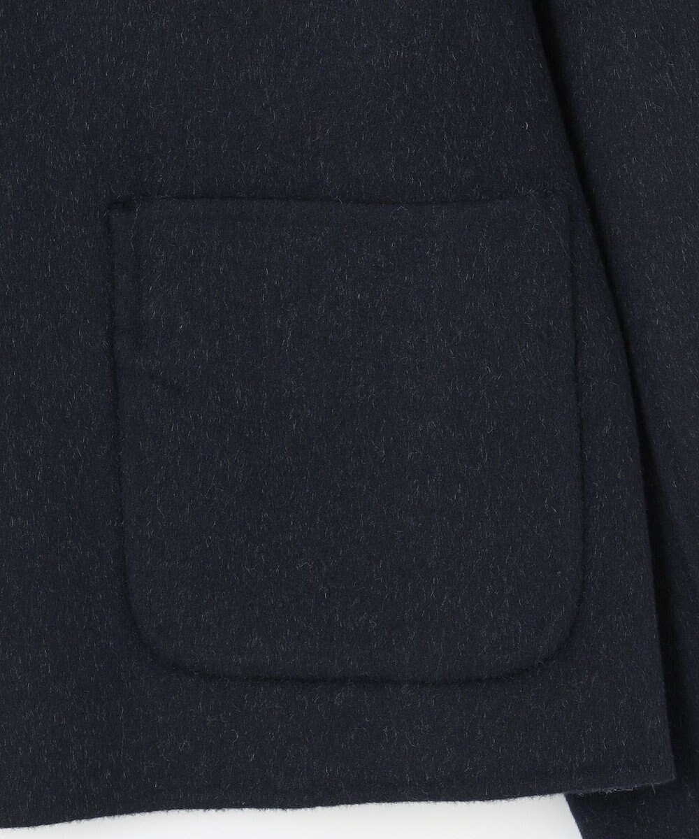 J.PRESS LADIES L 【リバーシブル】ウールナイロン リバー チェック ショート コート 