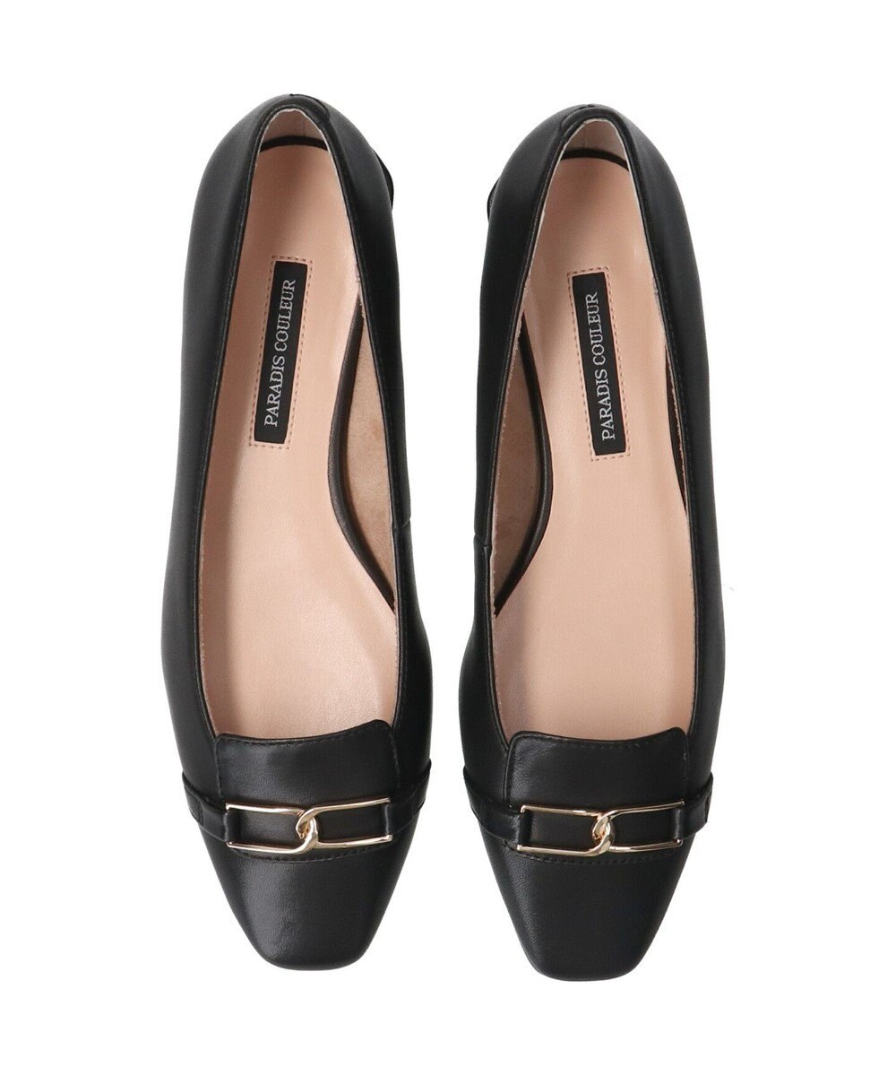 Bridget Birkin 【PARADIS COULEUR】スクエアトウメタルオーナメントパンプス 