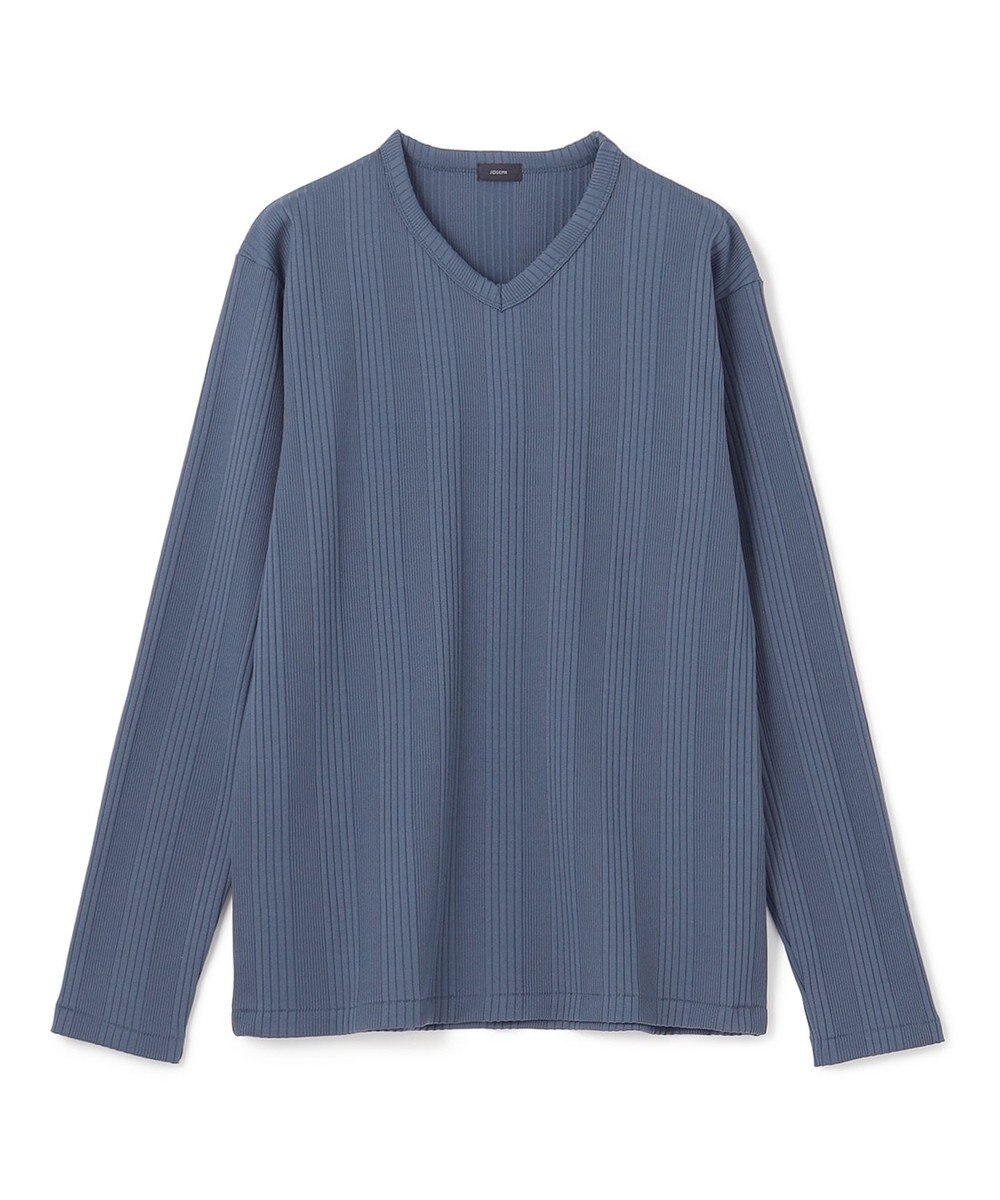 JOSEPH HOMME 【LEON 掲載】テックリブジャージー　Vネックカットソー 