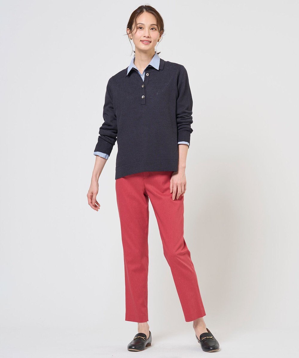 J.PRESS LADIES 【WEB限定カラーあり】COTTON TEX ブラウス 