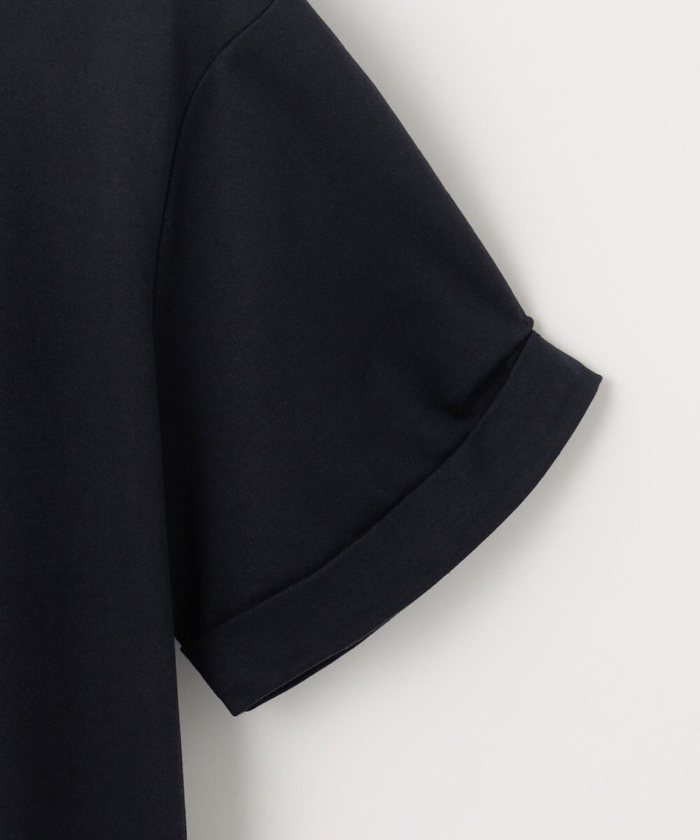 J.PRESS LADIES 【接触冷感・UVケア】コンパクトコットンスムース バンドカラー ワンピース 