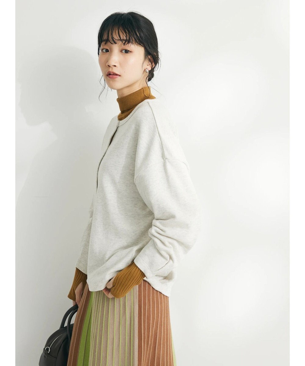 CRAFT STANDARD BOUTIQUE 裏毛リングドットカーディガン 