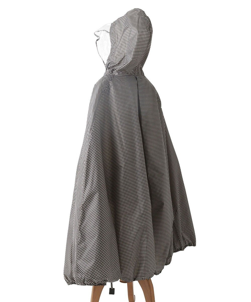 MOONBAT FLAT PURE サイクル レインポンチョ チェック 自転車 収納袋付き 