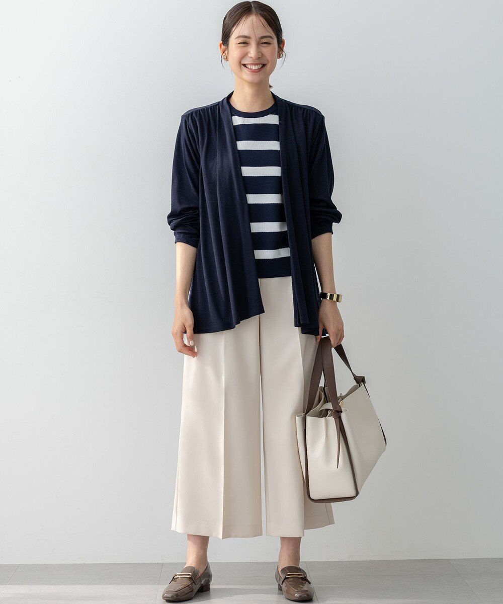 組曲 S 【WEB限定】ドレープジャージー カーディガン 
