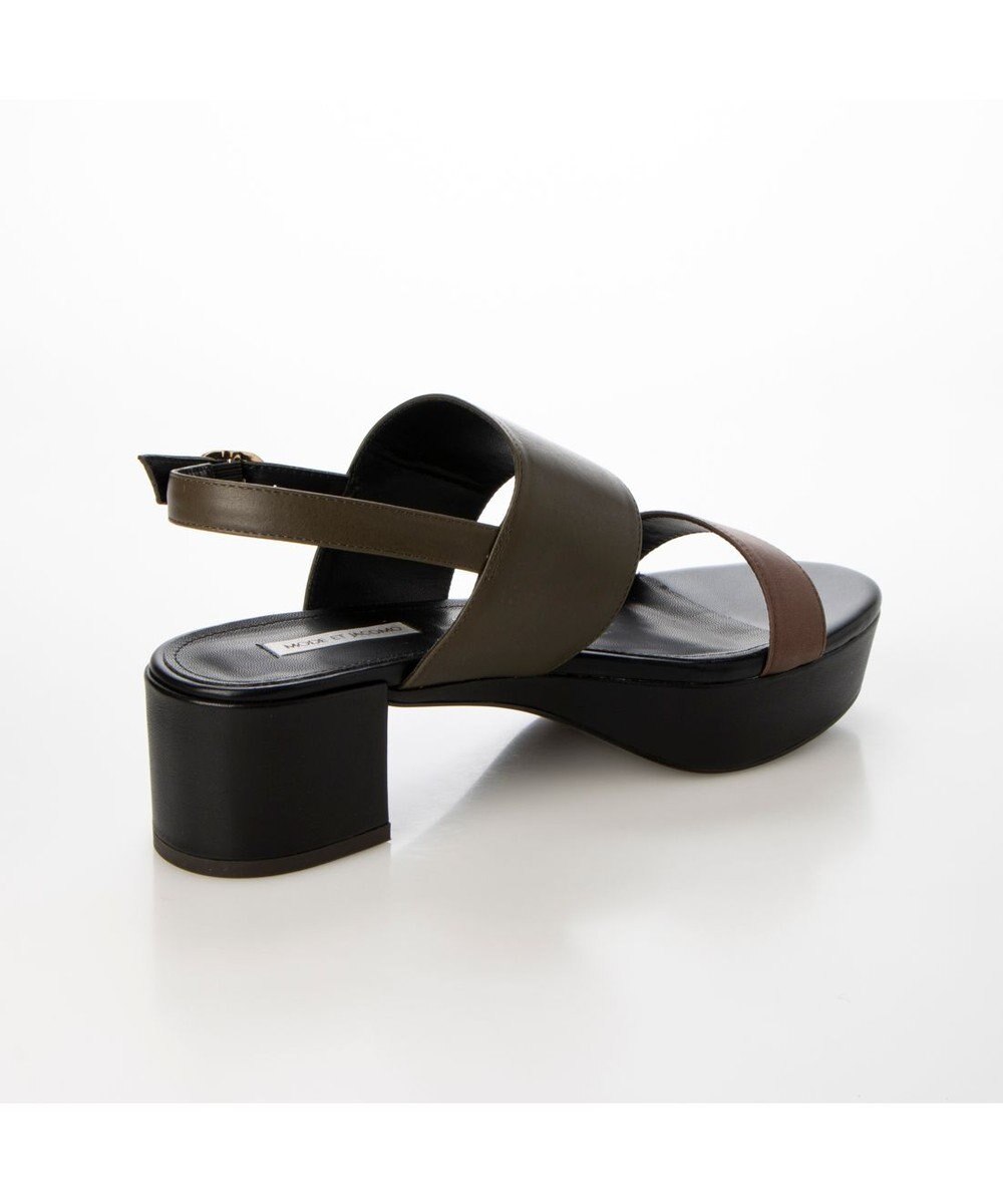 MODE ET JACOMO <MODE ET JACOMO>厚底ダブルベルトサンダル 