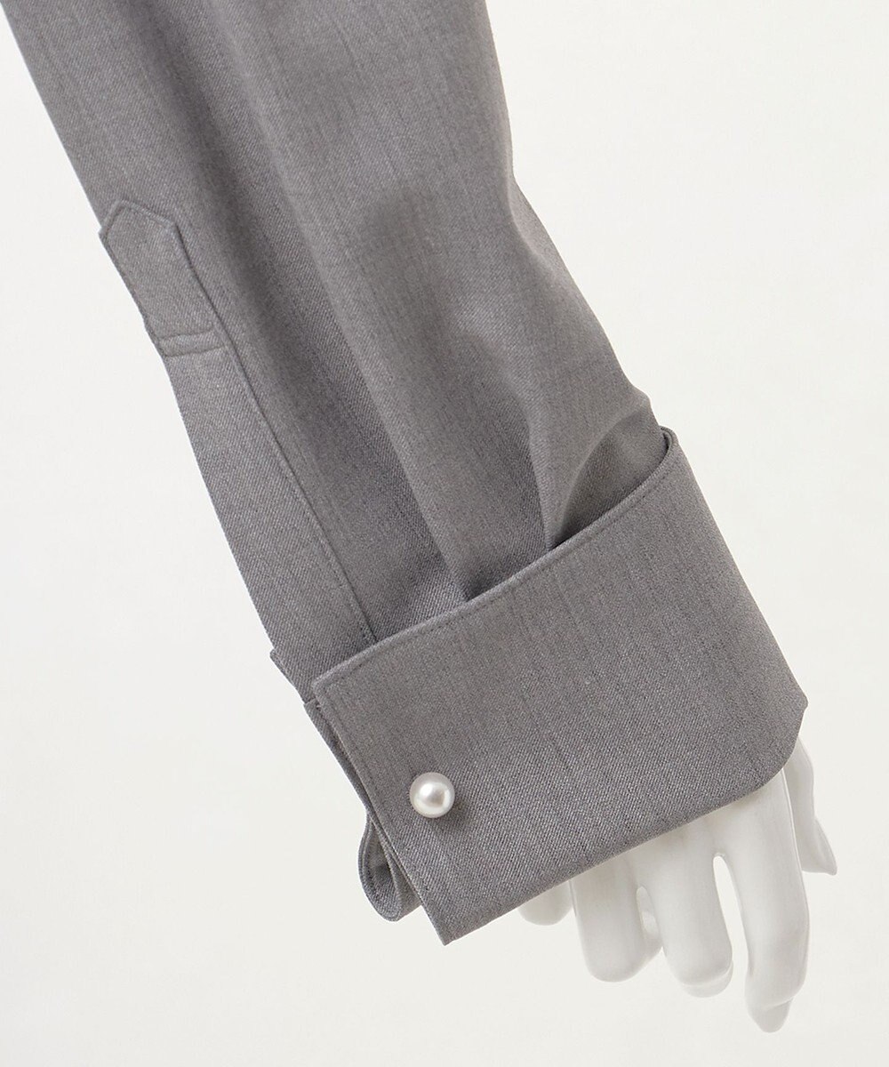 23区 L 【エステータ】ウールシルクギャバジン テーラードブラウス 