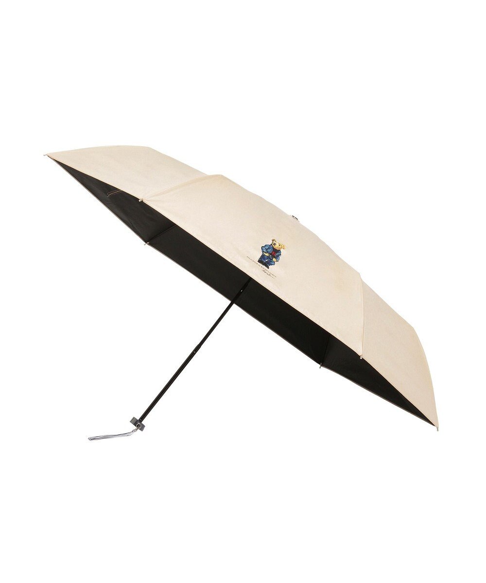 MOONBAT 【遮熱・遮光】POLO RALPH LAUREN(ポロ ラルフローレン)CORE DENIM BEAR ポロベア 晴雨兼用 雨傘  折りたたみ傘 