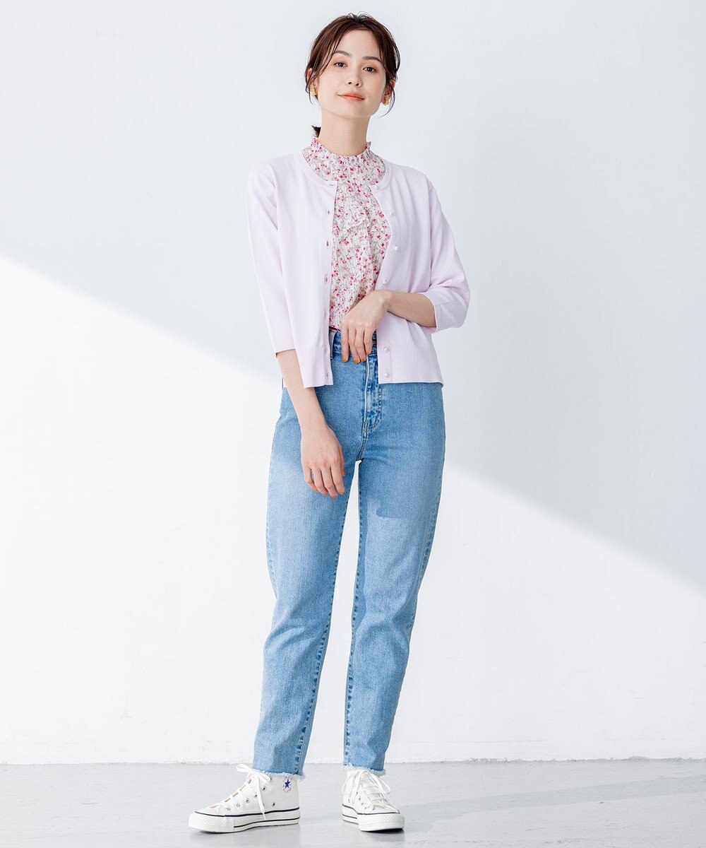 組曲 【WEB限定・2SET】フラワープリントアンサンブルニット 