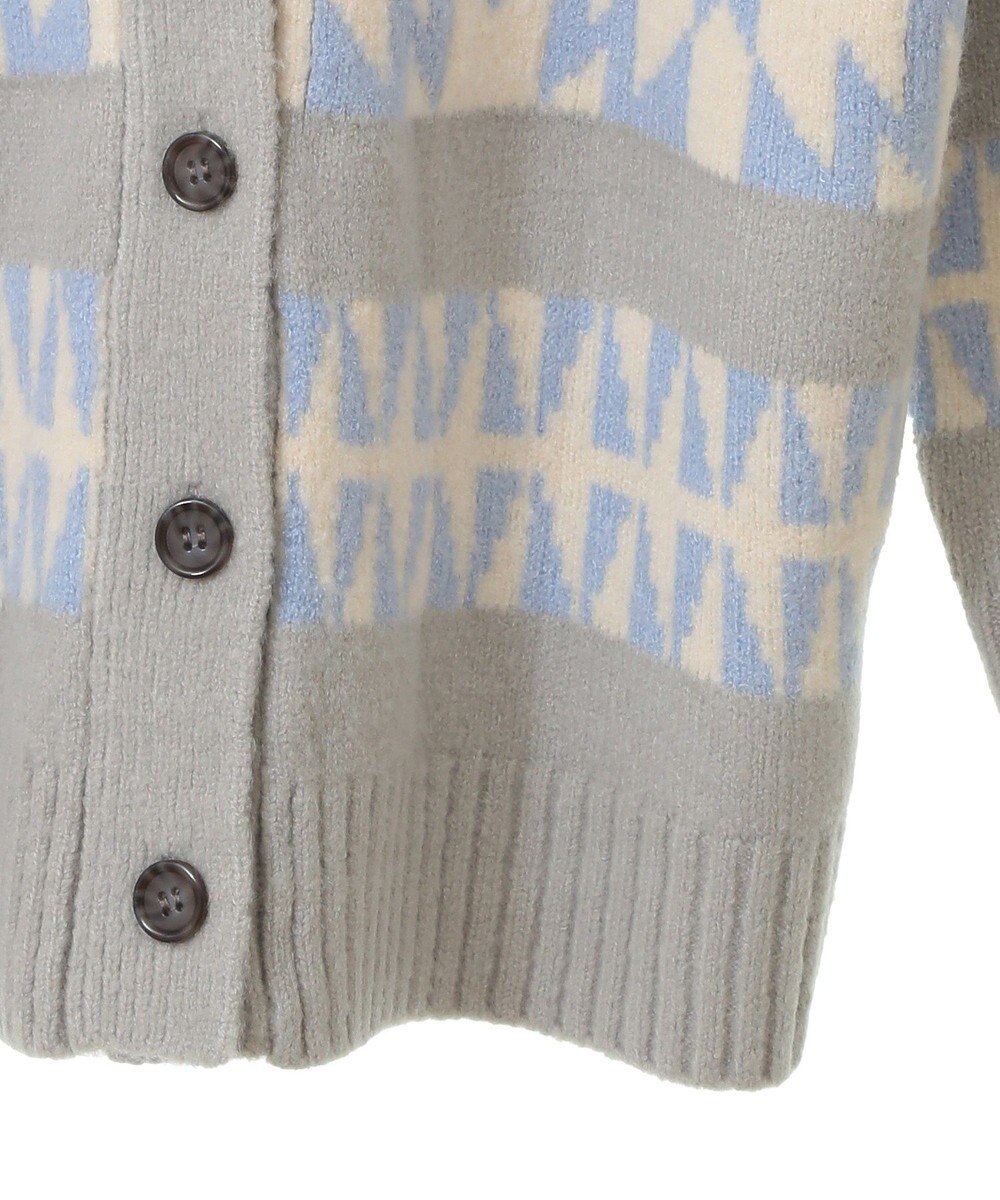 CRAFT STANDARD BOUTIQUE オルテガ柄ニットカーディガン 