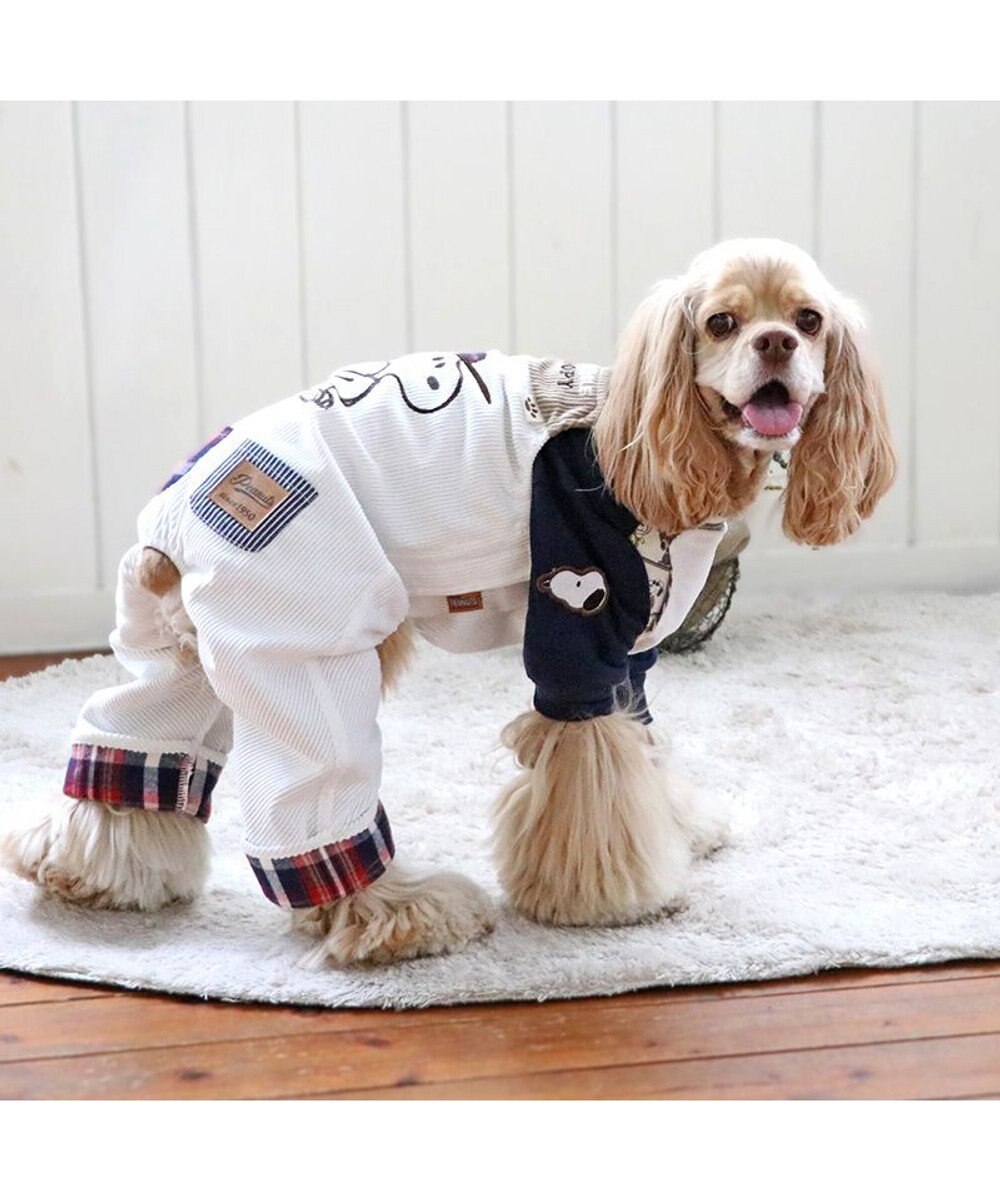 PET PARADISE スヌーピー オーバーオール 【中型犬】 