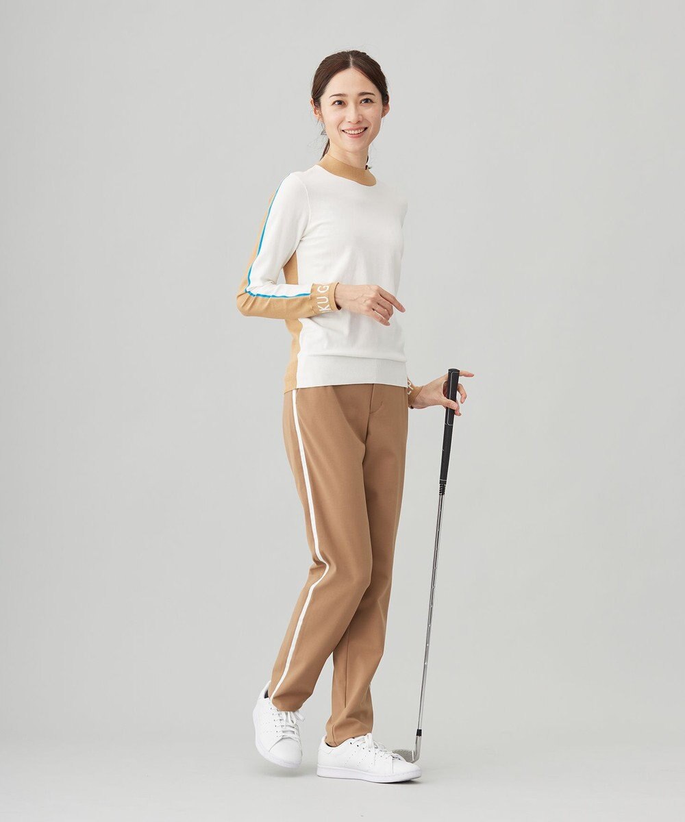 23区GOLF 【WOMEN】【ストレッチ】きれいめストレートパンツ すっきりシルエットでズレにくい 