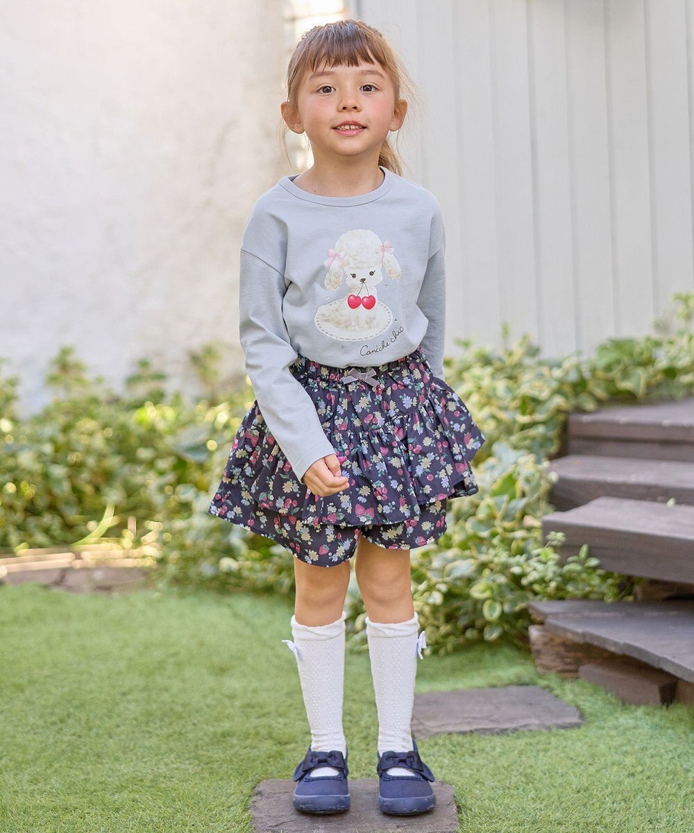 ANY KIDS アニマル×フルーツ 長袖 Tシャツ 