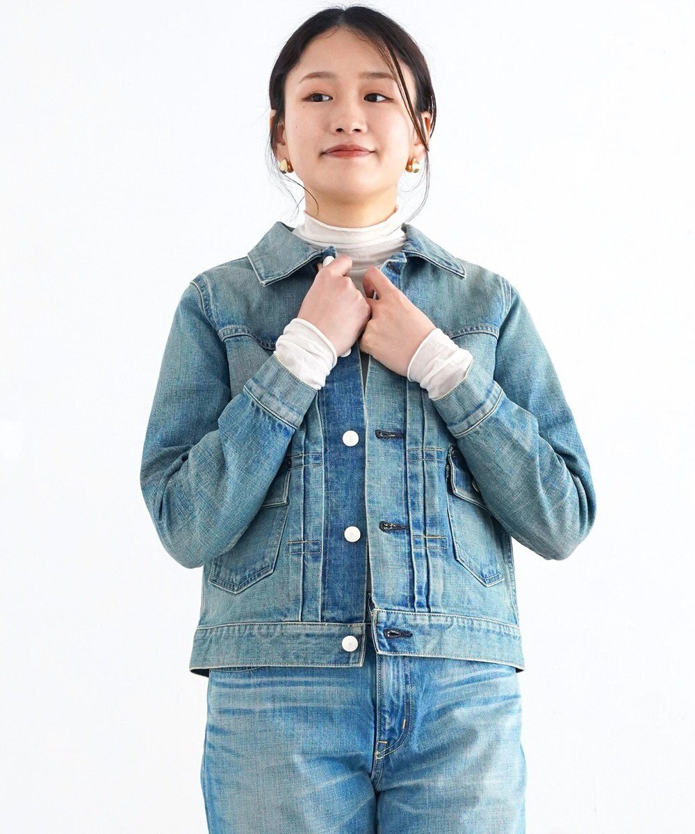 caqu modern jacket type 2nd. デニムジャケット USED WASH 