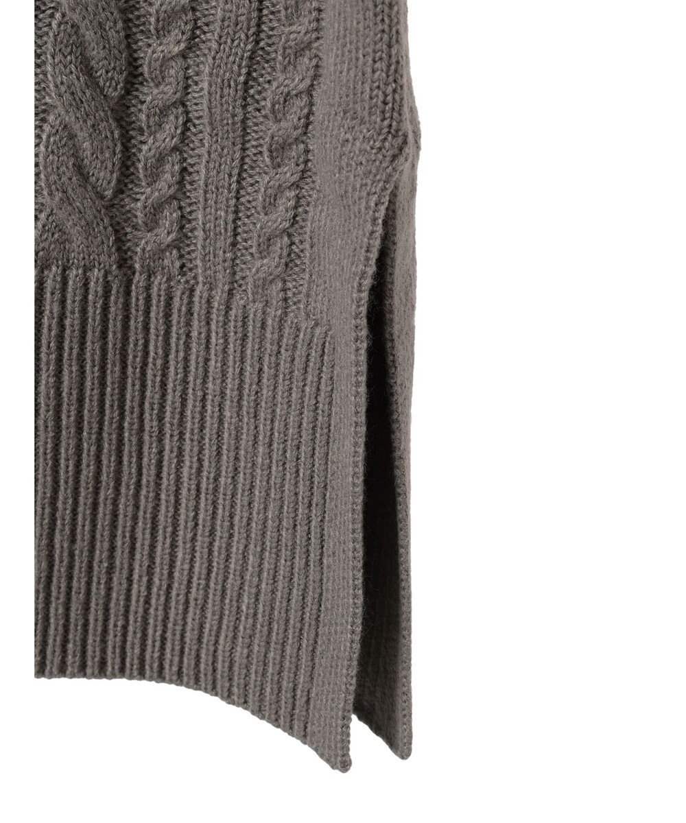 Green Parks ケーブルニットミニワンピース 