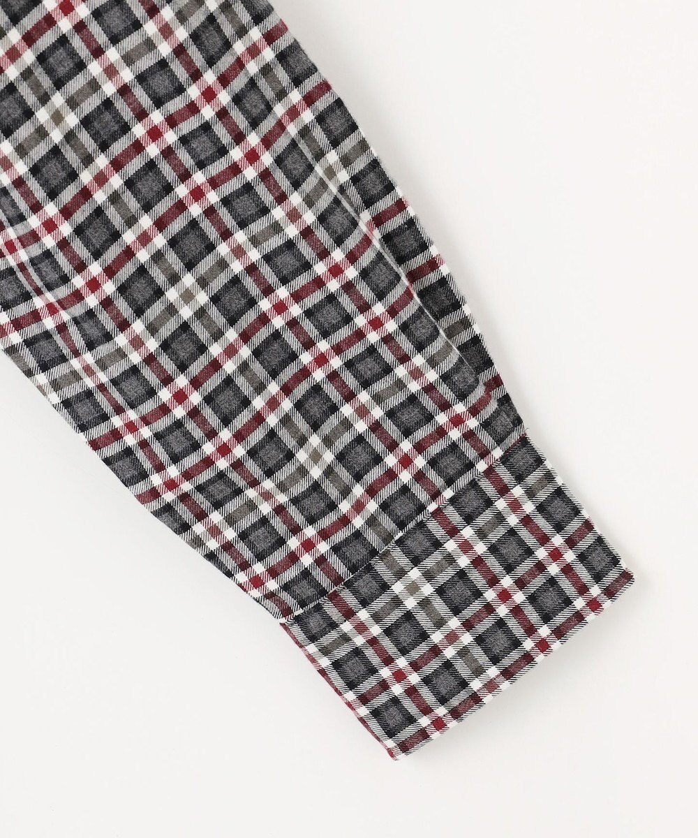 JOSEPH ABBOUD 【ネルシャツ/暖かい】ファインブラッシュド ネル チェック シャツ 