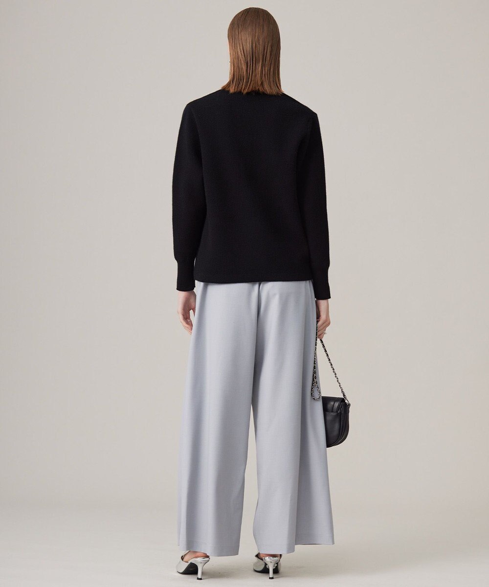 ICB 【洗える】ソフトカシミヤミックス Vネックニットカーディガン 