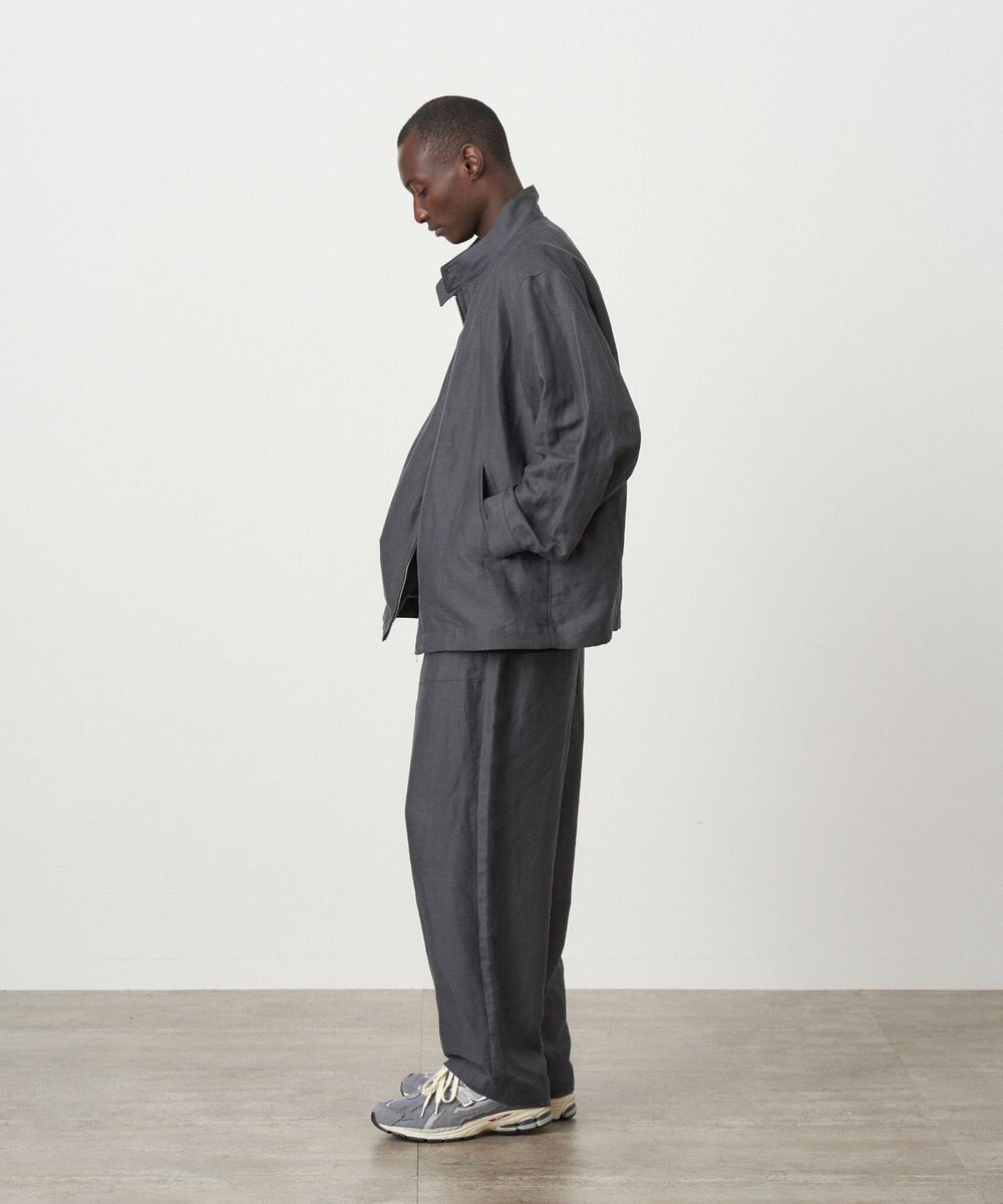 ATON COTTON HEMP SATIN | ベイカーパンツ - UNISEX 