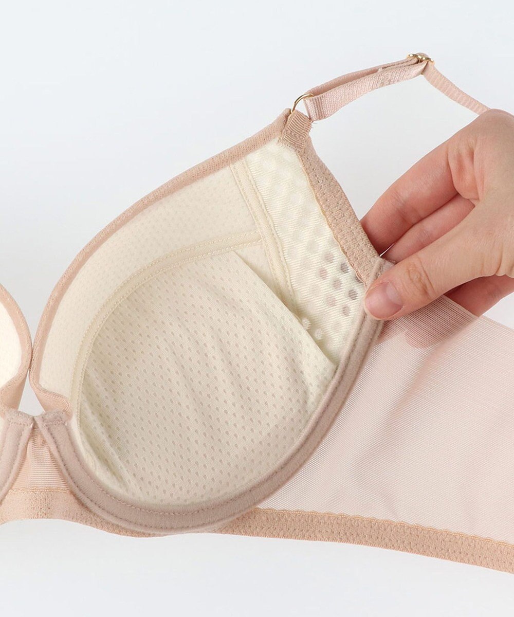 Wing ブラジャー 汗のベタつきや不快感を軽減 軽やかなつけごこち 背中すっきり 【夏のうすかるブラ】 春 夏 KB2873 ウイング／ワコール 