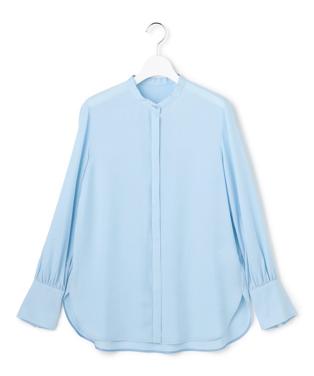 ICB L セルロースシルクビエラ ボウタイ付きブラウス 