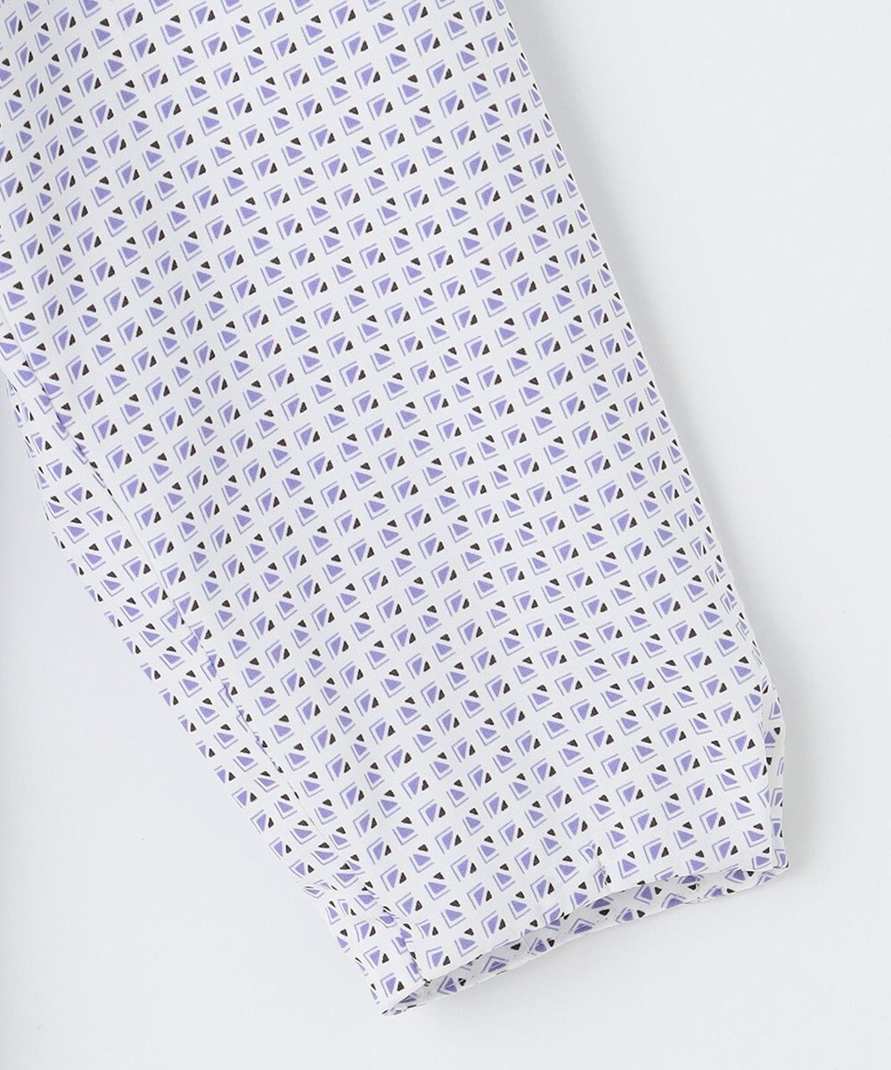 J.PRESS LADIES 幾何プリント ボウタイ カットソー 