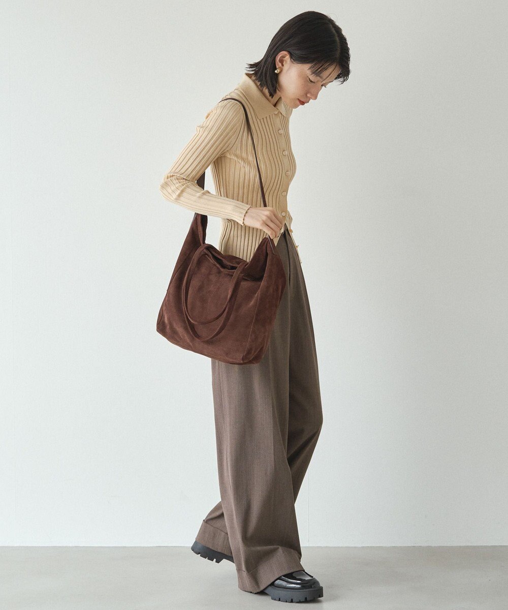 russet 【2025AW新作】スエード2WAYトートバッグ(CE-1577) 