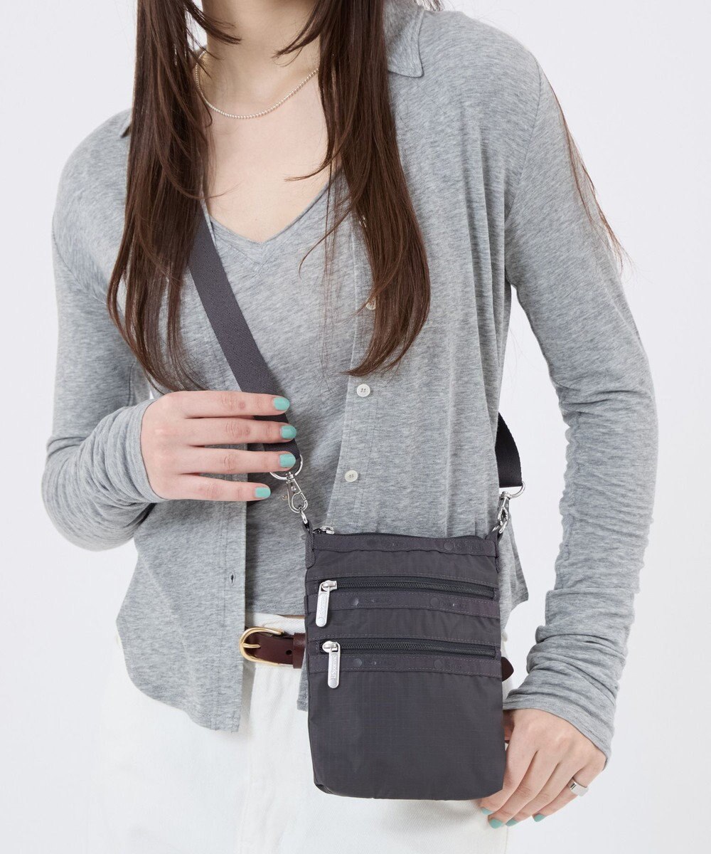 LeSportsac 3 ZIP CROSSBODY/サンダー 