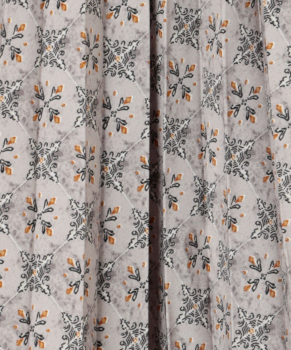 J.PRESS YORK STREET 【WOMEN】タイルプリント プリーツスカート 