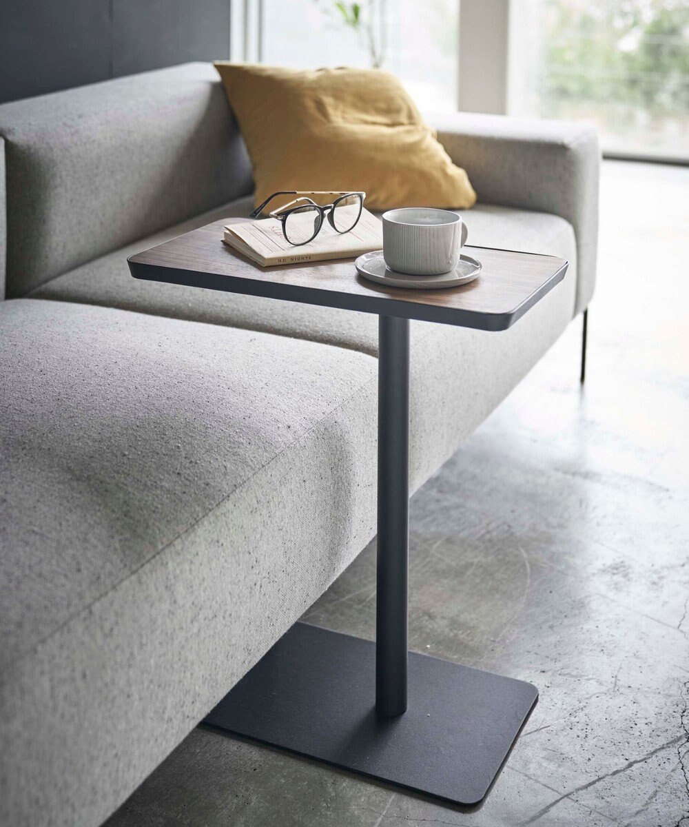 tower 差し込みサイドテーブル タワー ブラック 