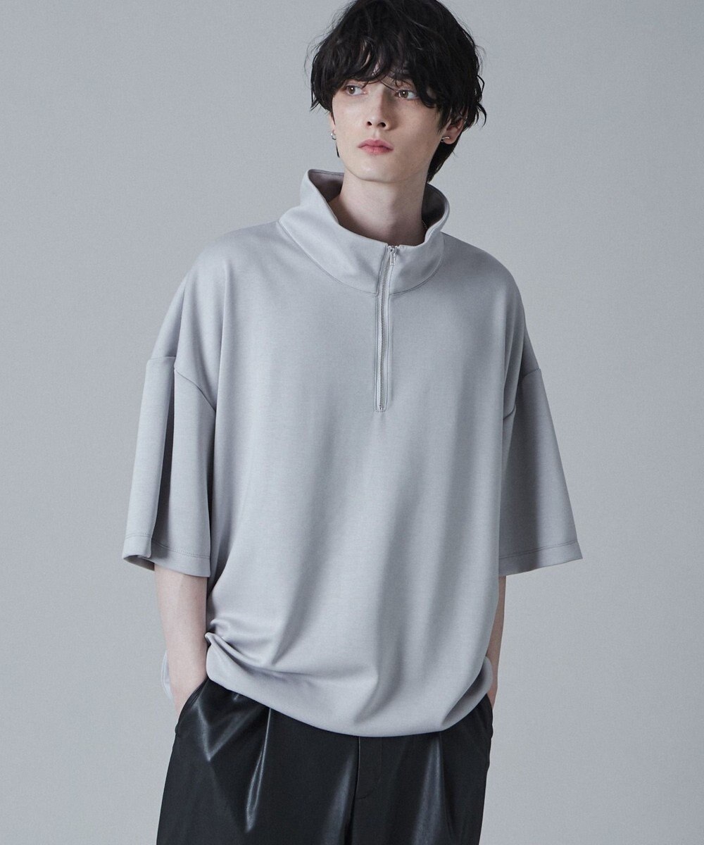 WEGO ドロストスーパーBIGハーフジップT（S） 