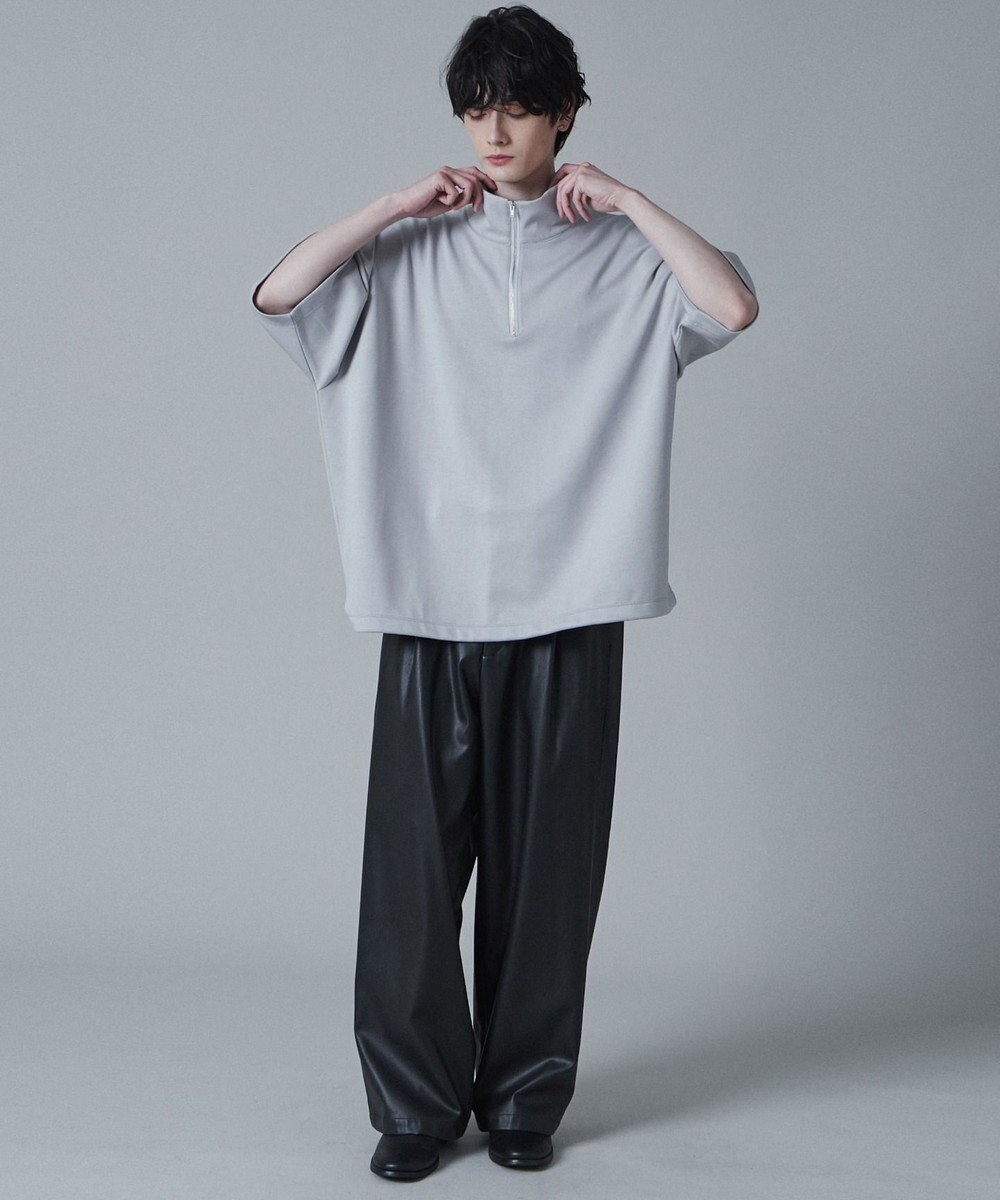 WEGO ドロストスーパーBIGハーフジップT（S） 