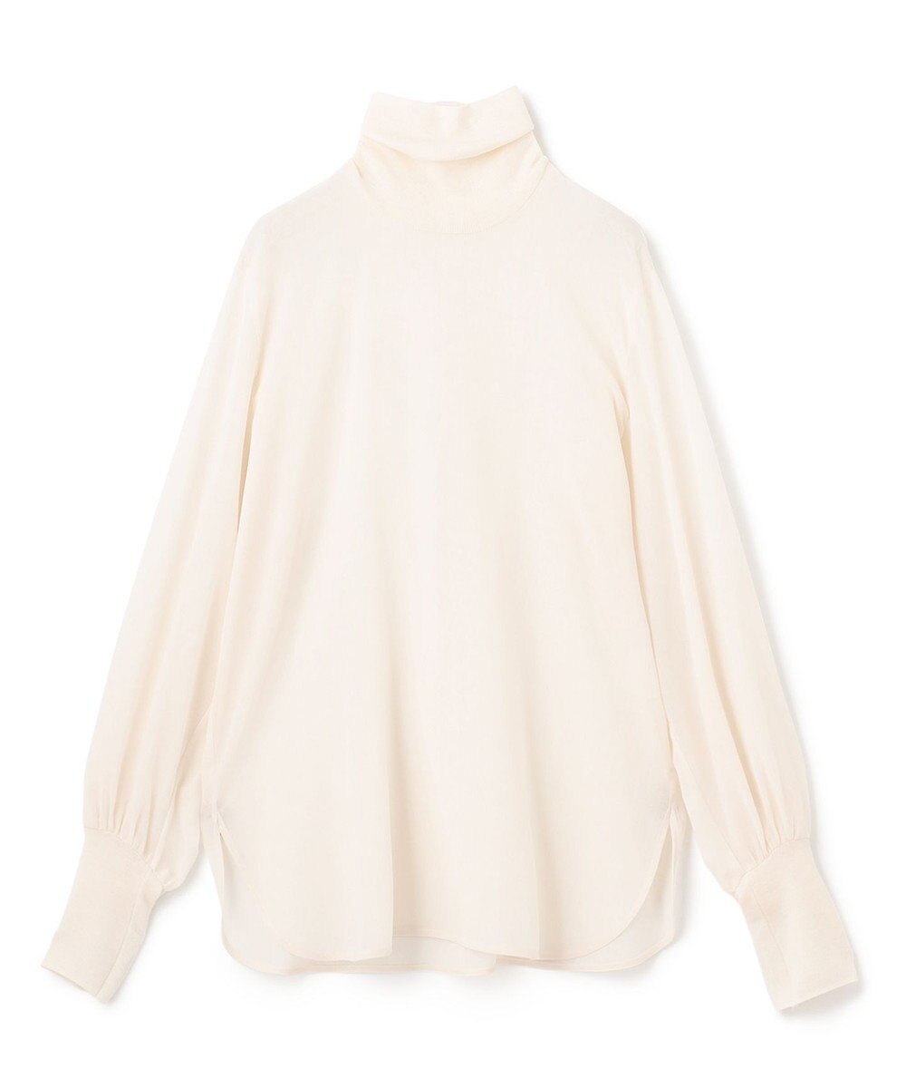 BEIGE， 【洗える】MOYE / ハイネックブラウス 