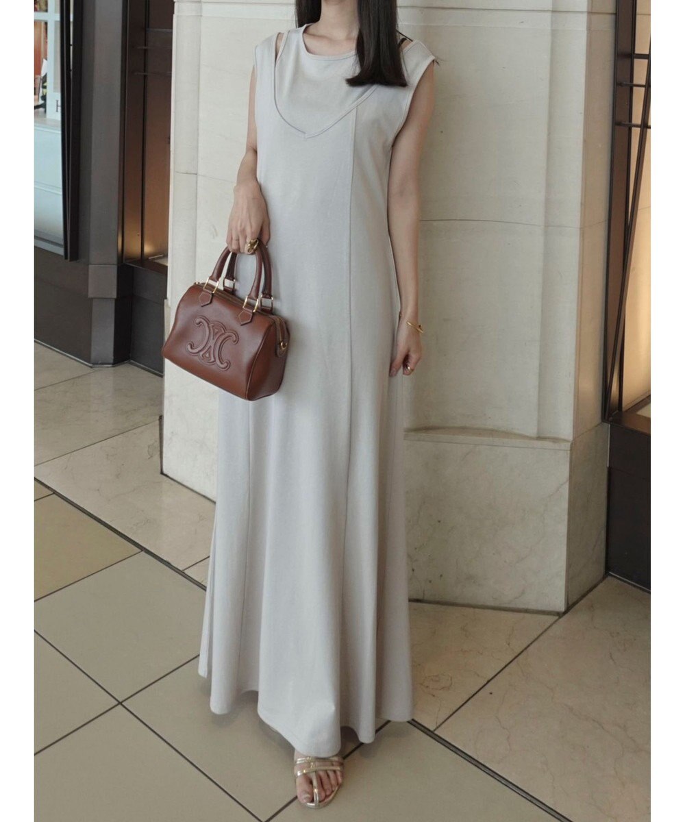 Green Parks カットワークデザインカットソーワンピース 