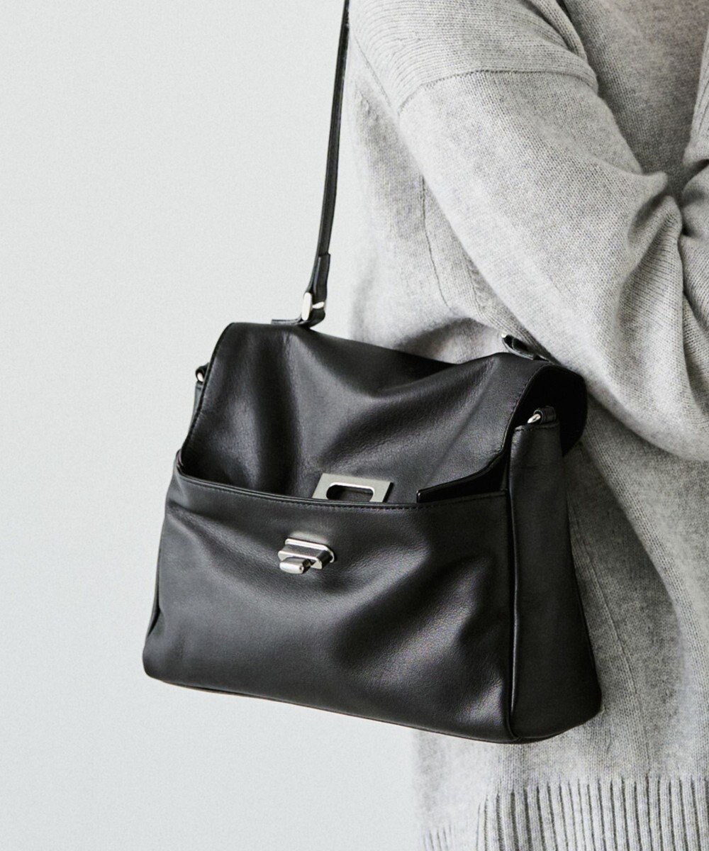 russet ソフトレザーフラップミニトートバッグ(CE-1674) 