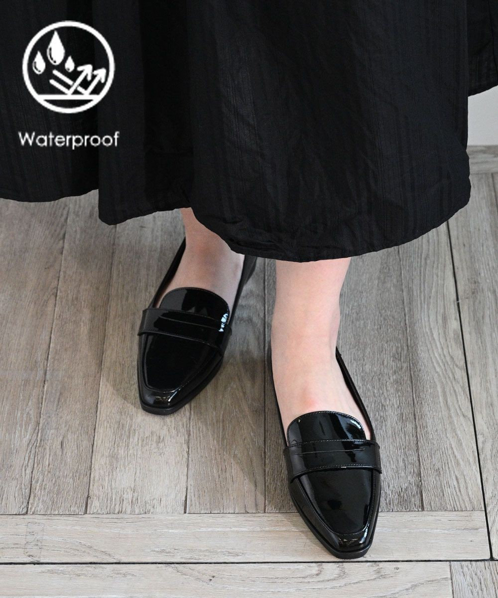 APOM 日本製 晴雨兼用スクエアトゥコインローファー15＜CRAHUG限定＞ 