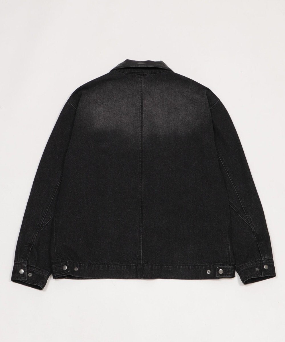 WEGO 【ユニセックス着用ITEM/MLサイズ展開】ワーカーズZIPデニムジャケット 