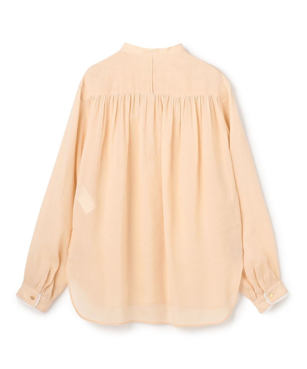 BEIGE， PAULINE / リネンヴィスコースレースブラウス 