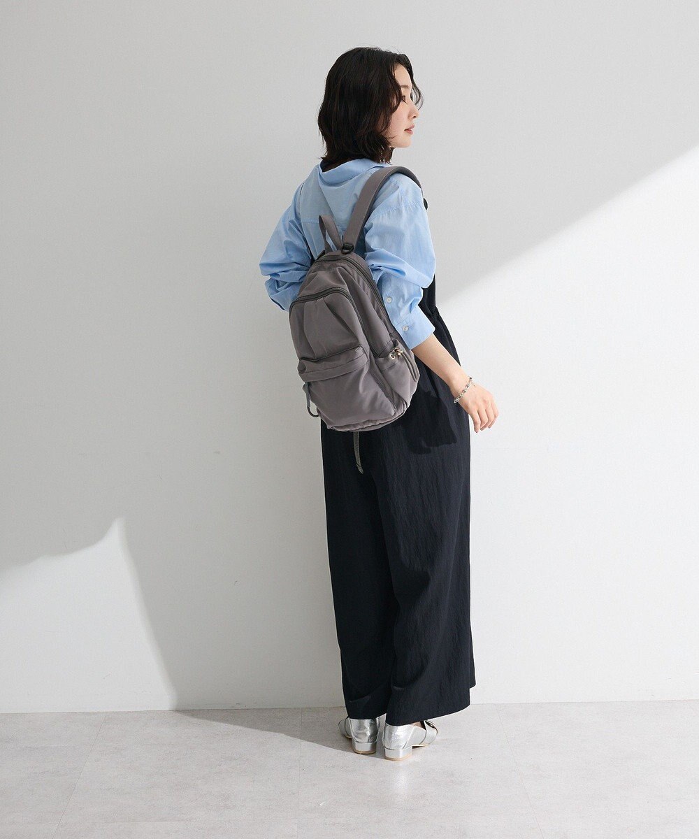 Green Parks 胸元バルーンワイドシルエットサロペット 