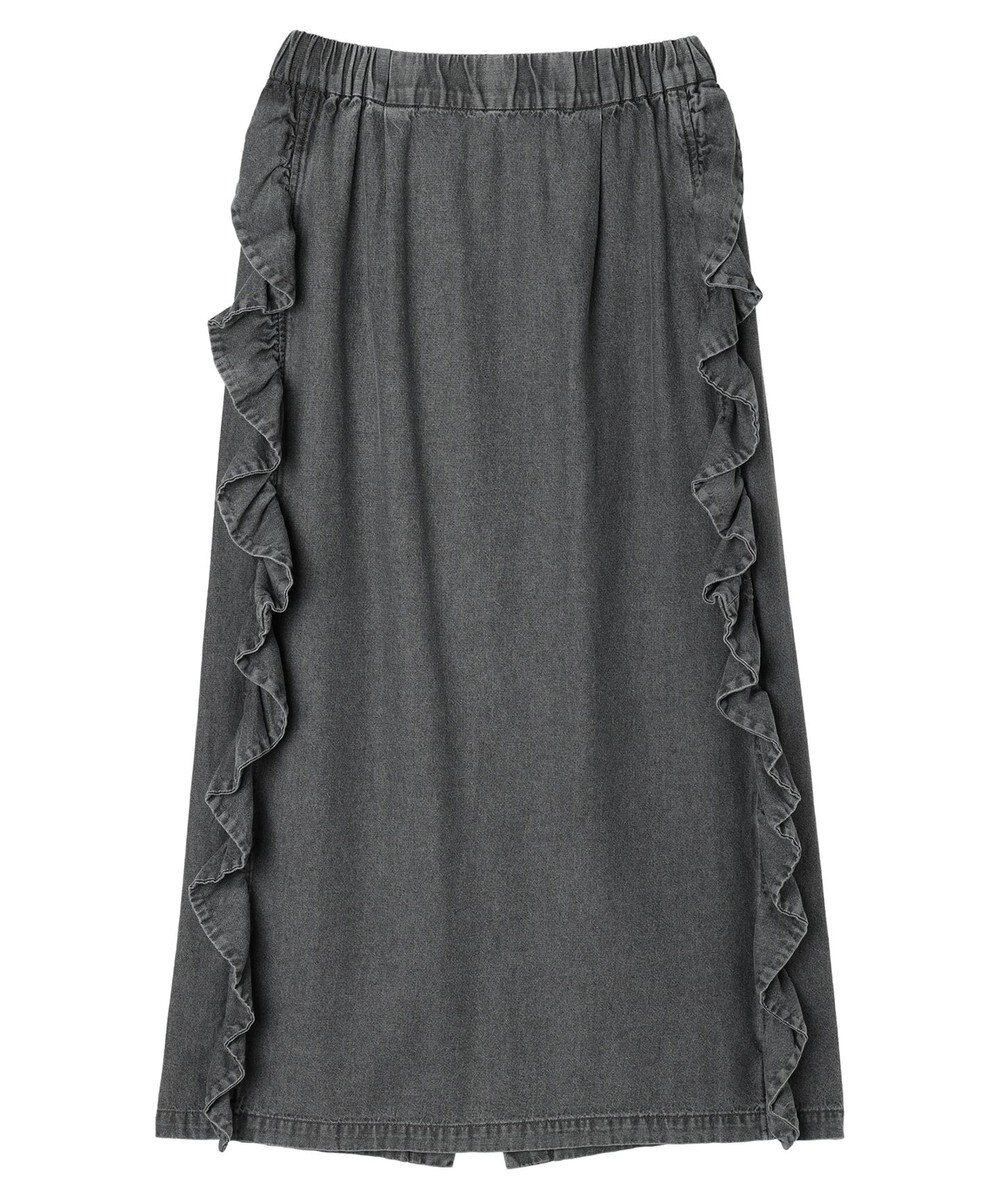 Green Parks ■ＥＳＣＡＲ　デニムサイドラッフルスカート 